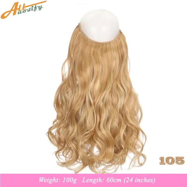 Synthetic No Clip Artificial Hair