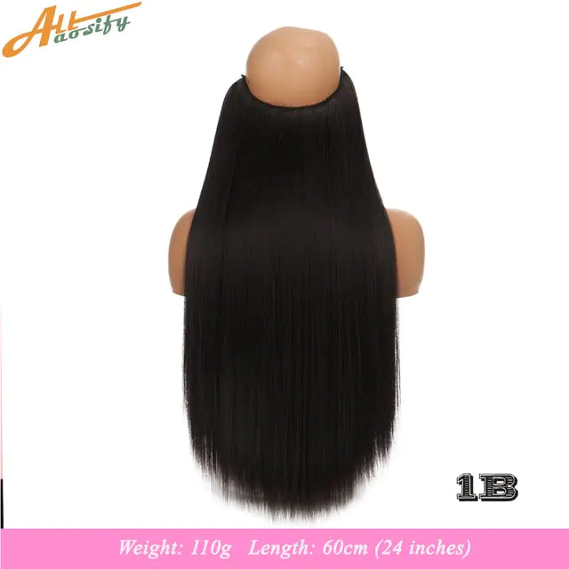 Synthetic No Clip Artificial Hair