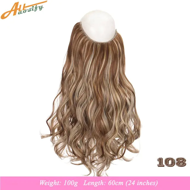 Synthetic No Clip Artificial Hair