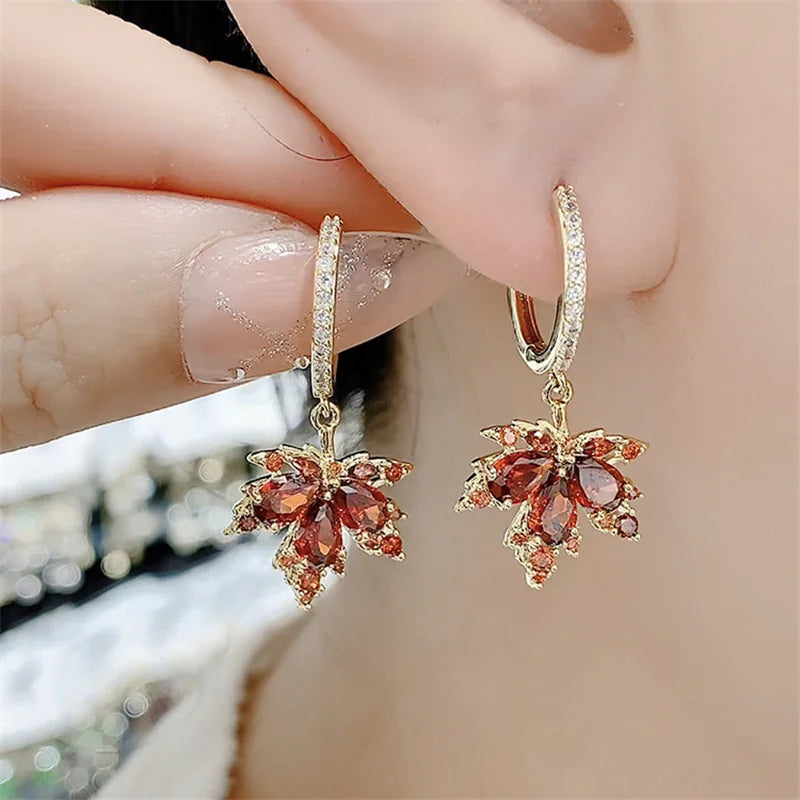 Maple Leaf Earrings