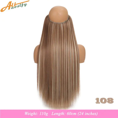 Synthetic No Clip Artificial Hair