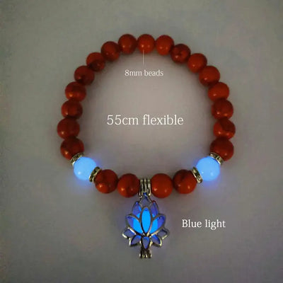 Natural Stone Luminous Beads Bracelets