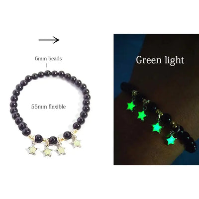 Natural Stone Luminous Beads Bracelets